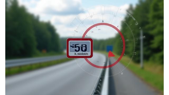 Dopravní cedule s rychlostními limity v ČR